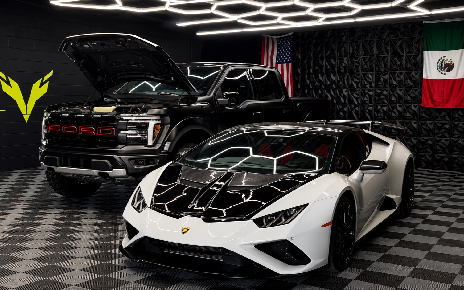 Ceramic coating gloss on a luxury car in Orlando, FL · Black V Protect
